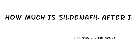 How Much Is Sildenafil After Insurance