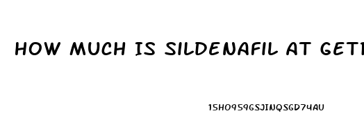 How Much Is Sildenafil At Getroman