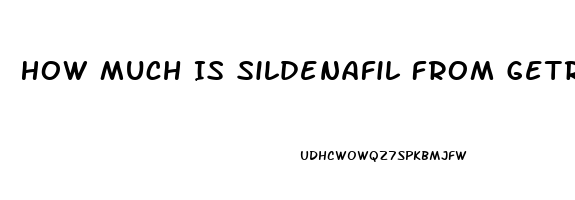 How Much Is Sildenafil From Getroman