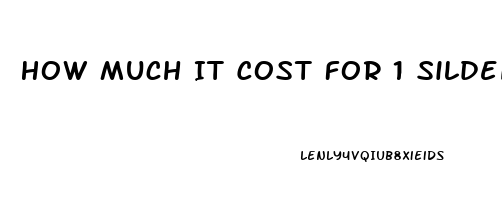 How Much It Cost For 1 Sildenafil 20 Mg