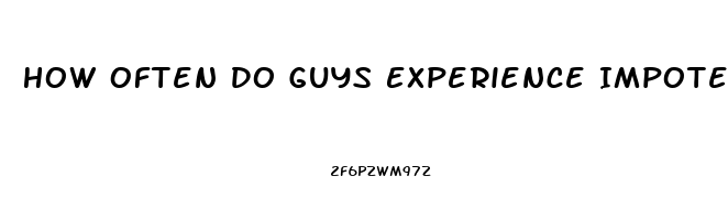 How Often Do Guys Experience Impotence From Propecia