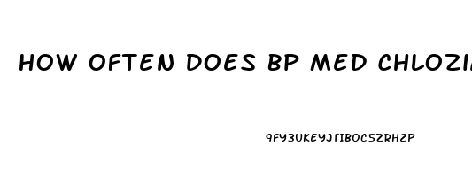 How Often Does Bp Med Chloziadone Cause Impotence