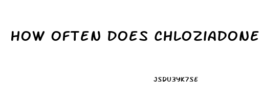 How Often Does Chloziadone Cause Impotence