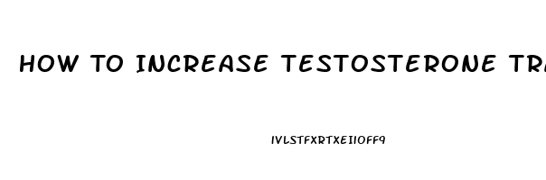 How To Increase Testosterone Transgender