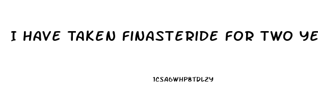 I Have Taken Finasteride For Two Years How Will It Effect Sex Drive