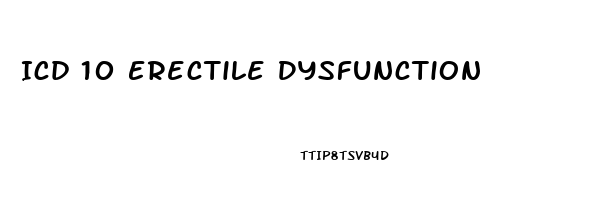 Icd 10 Erectile Dysfunction