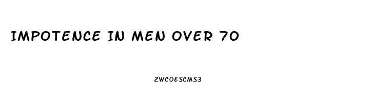 Impotence In Men Over 70