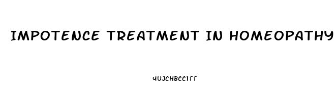 Impotence Treatment In Homeopathy