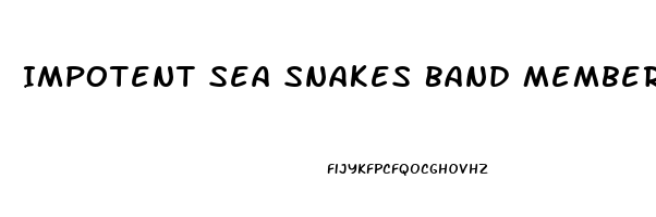 Impotent Sea Snakes Band Members