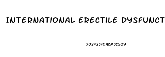 International Erectile Dysfunction Questionnaire