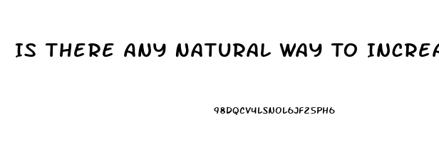 Is There Any Natural Way To Increase Penis Size