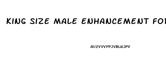 King Size Male Enhancement For Sale