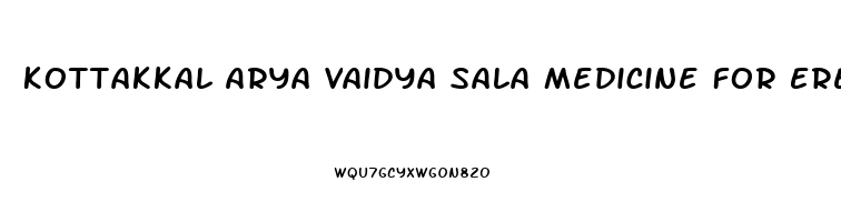 Kottakkal Arya Vaidya Sala Medicine For Erectile Dysfunction