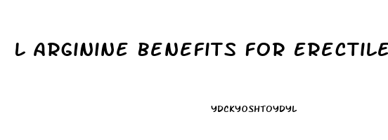 L Arginine Benefits For Erectile Dysfunction