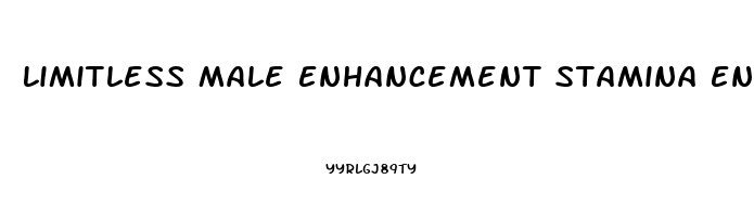 Limitless Male Enhancement Stamina Endurance Pills