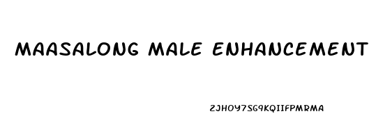 Maasalong Male Enhancement Reviews