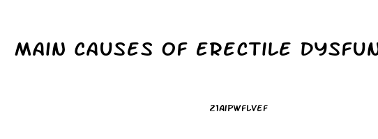 Main Causes Of Erectile Dysfunction In 20s