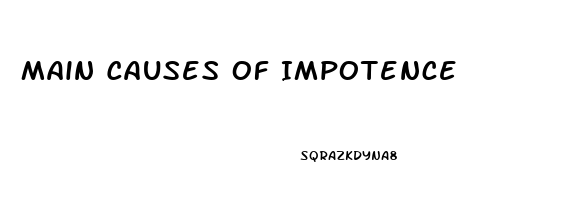 Main Causes Of Impotence