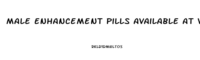 Male Enhancement Pills Available At Walmart