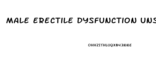 Male Erectile Dysfunction Unspecified Icd 10