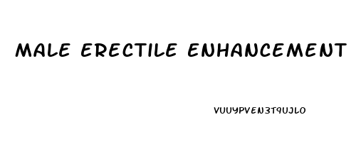 Male Erectile Enhancement Products