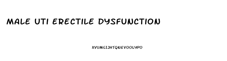 Male Uti Erectile Dysfunction