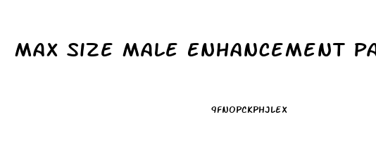 Max Size Male Enhancement Para Que Sirve