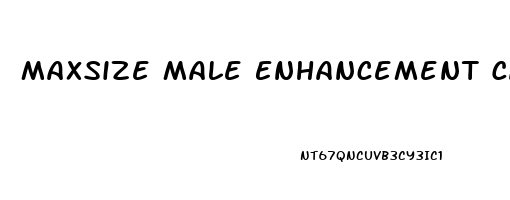 Maxsize Male Enhancement Caplets