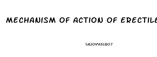Mechanism Of Action Of Erectile Dysfunction Drugs