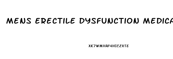 Mens Erectile Dysfunction Medication
