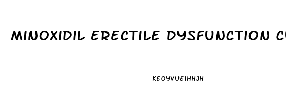 Minoxidil Erectile Dysfunction Cure