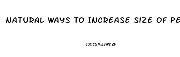 Natural Ways To Increase Size Of Penis