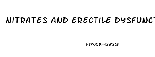 Nitrates And Erectile Dysfunction Drugs