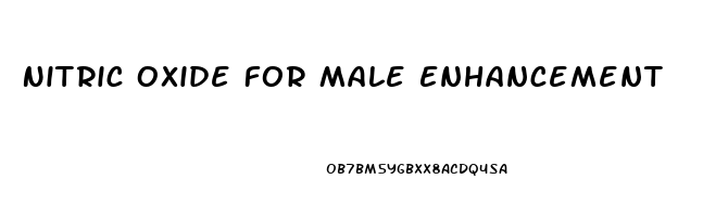 Nitric Oxide For Male Enhancement