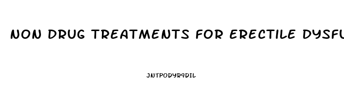 Non Drug Treatments For Erectile Dysfunction