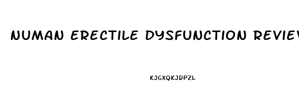 Numan Erectile Dysfunction Review