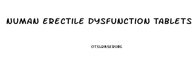 Numan Erectile Dysfunction Tablets