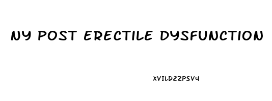 Ny Post Erectile Dysfunction