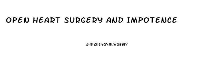 Open Heart Surgery And Impotence