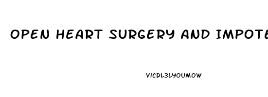 Open Heart Surgery And Impotence