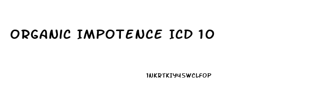 Organic Impotence Icd 10