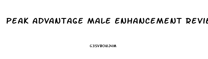 Peak Advantage Male Enhancement Reviews