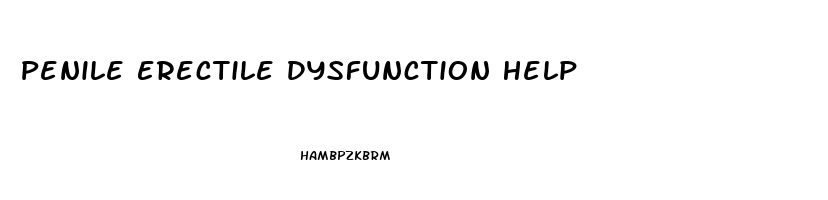 Penile Erectile Dysfunction Help