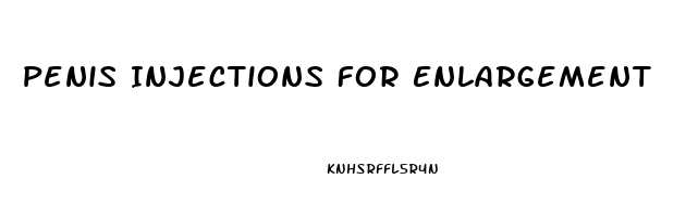 Penis Injections For Enlargement
