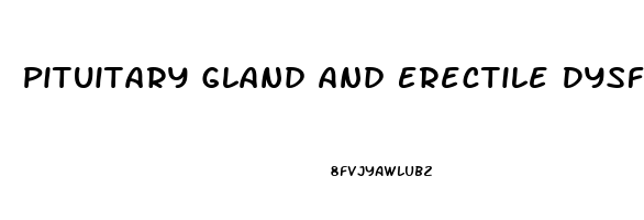 Pituitary Gland And Erectile Dysfunction