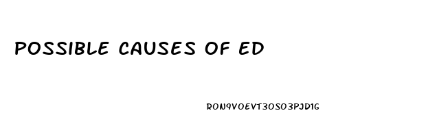 Possible Causes Of Ed