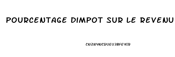 Pourcentage Dimpot Sur Le Revenu