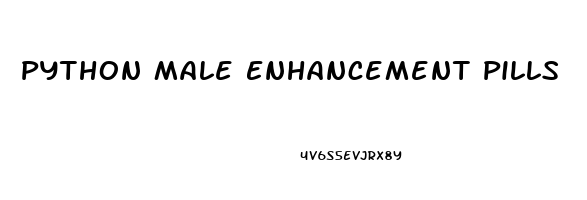 Python Male Enhancement Pills