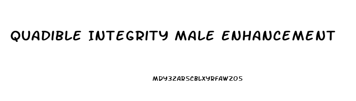 Quadible Integrity Male Enhancement