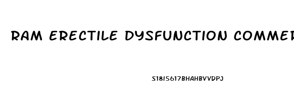 Ram Erectile Dysfunction Commercial